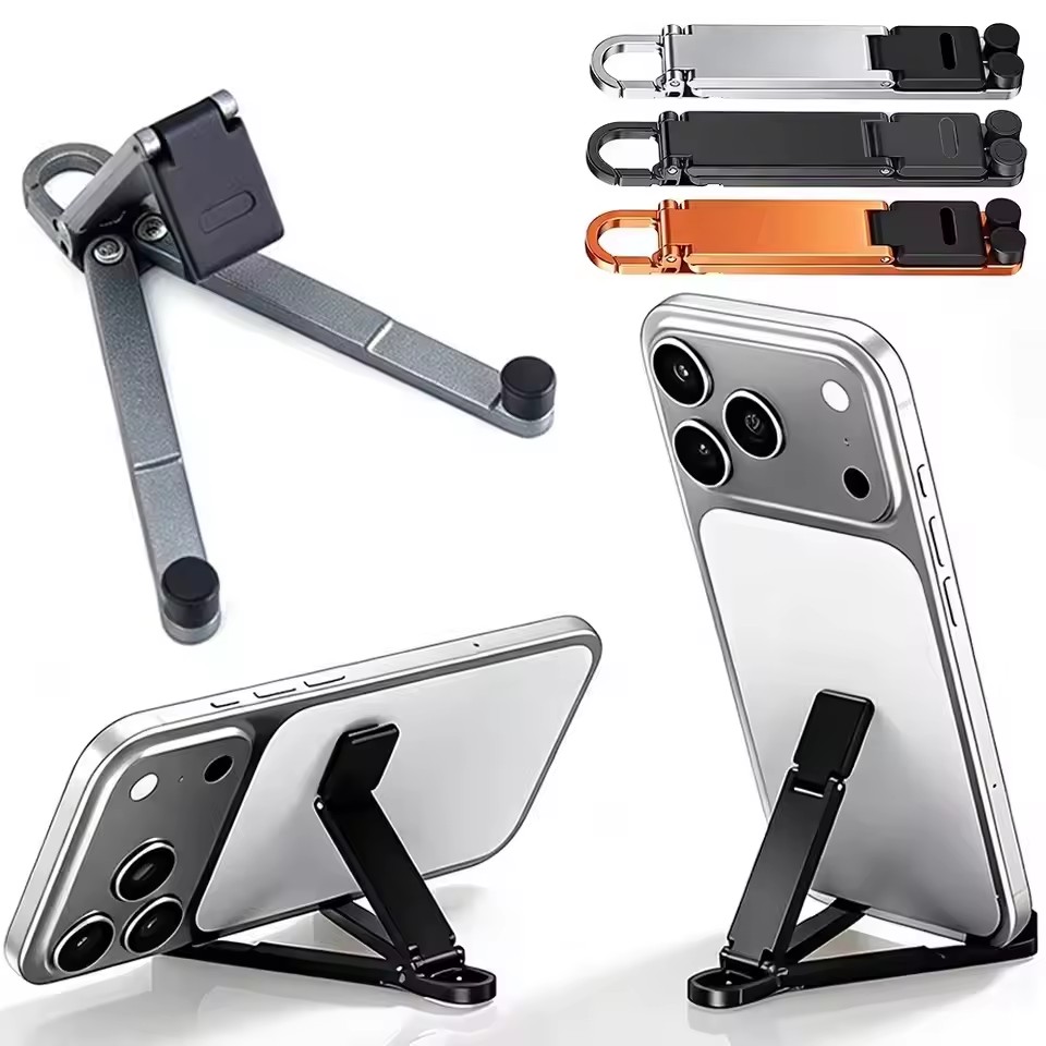 Desk Setup Stand - Składany uchwyt na telefon z breloczkiem,