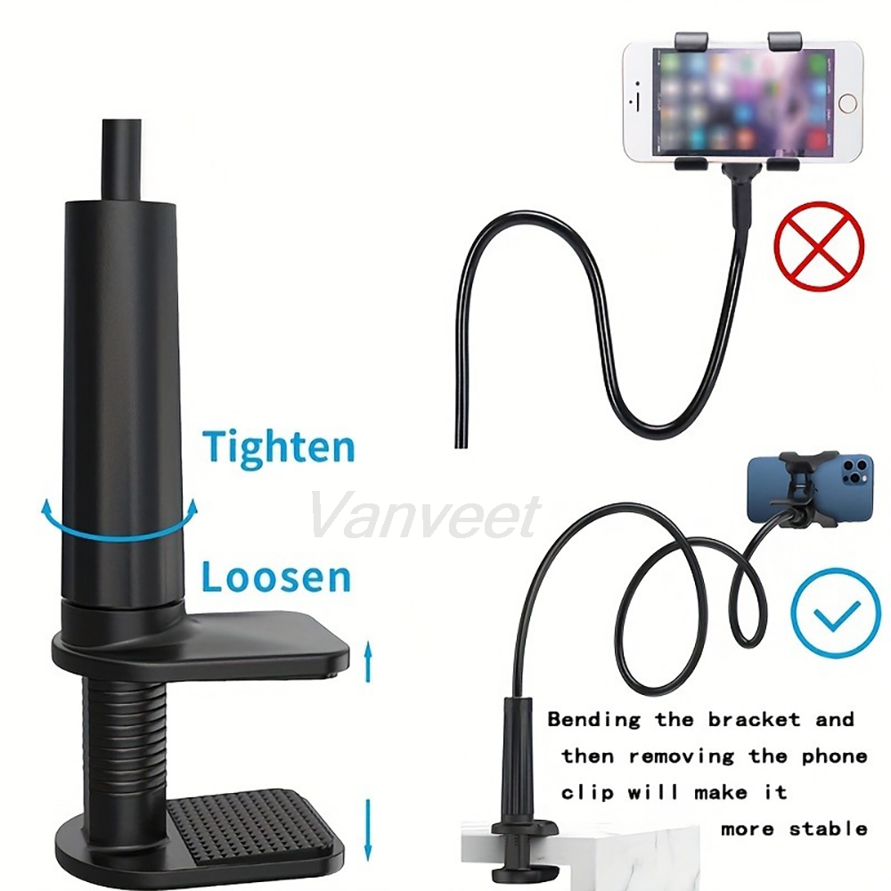 Desk Setup Stand - 360 ° Uniwersalny elastyczny uchwyt na