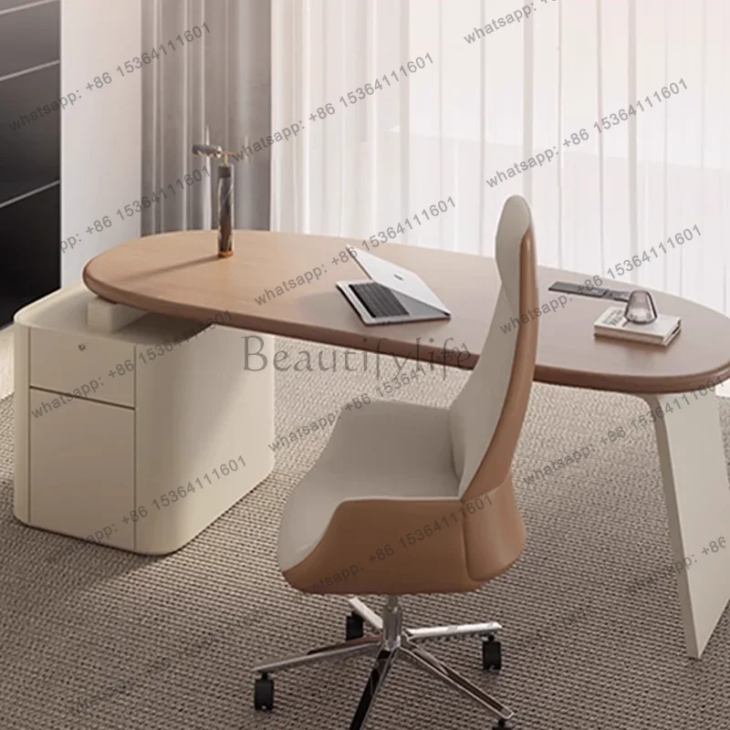 Desk Setup Bedroom - LD Sypialnia Biurko na laptopa Szafki