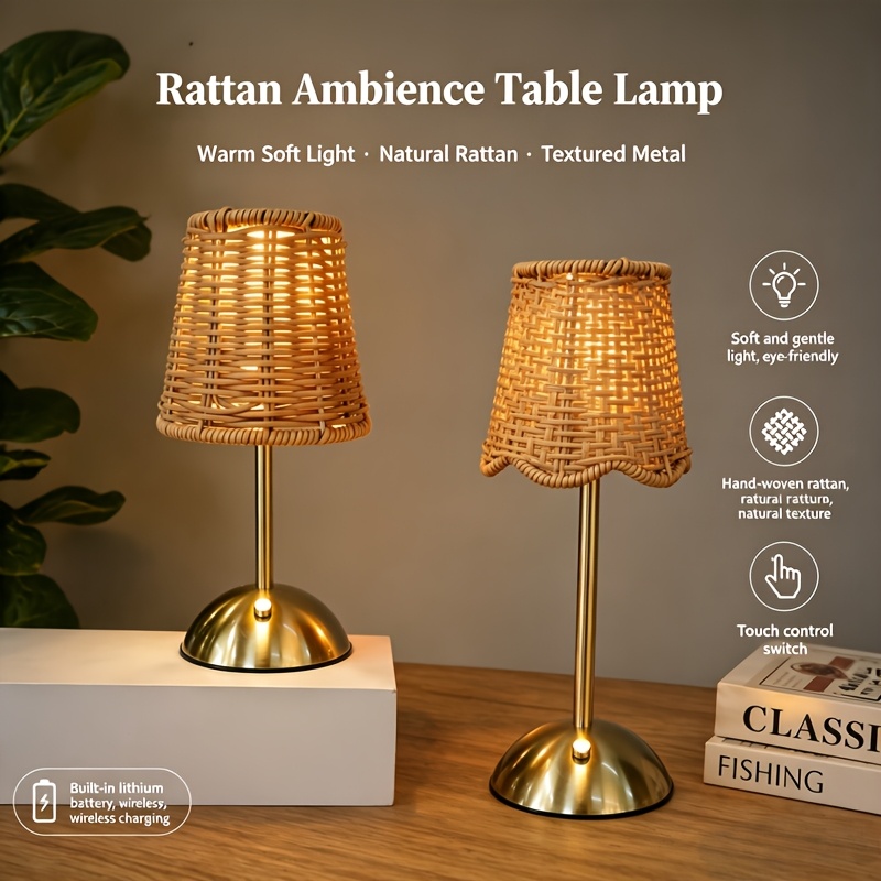 Bohemiczna tkana lampa stołowa – Desk Setup Light recenzja i cena