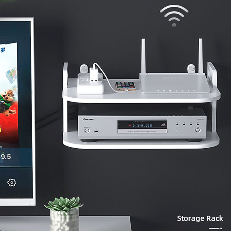 Półka ścienna na router z otwo – Desk Setup Tv recenzja i cena