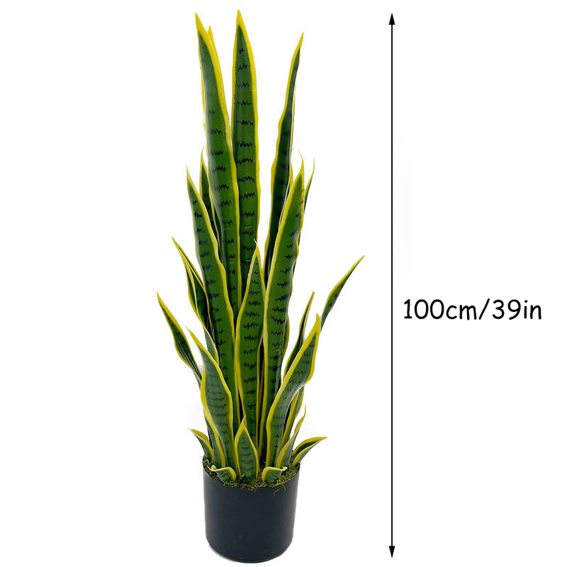Sztuczna Sansewieria (Wężowa)  – Desk Setup Plants recenzja i cena