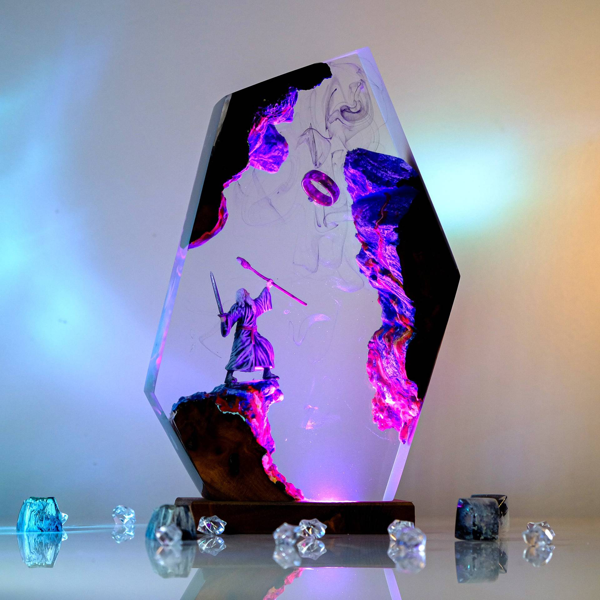 Figurka z sceny filmowej, stol – Desk Setup Light recenzja i cena