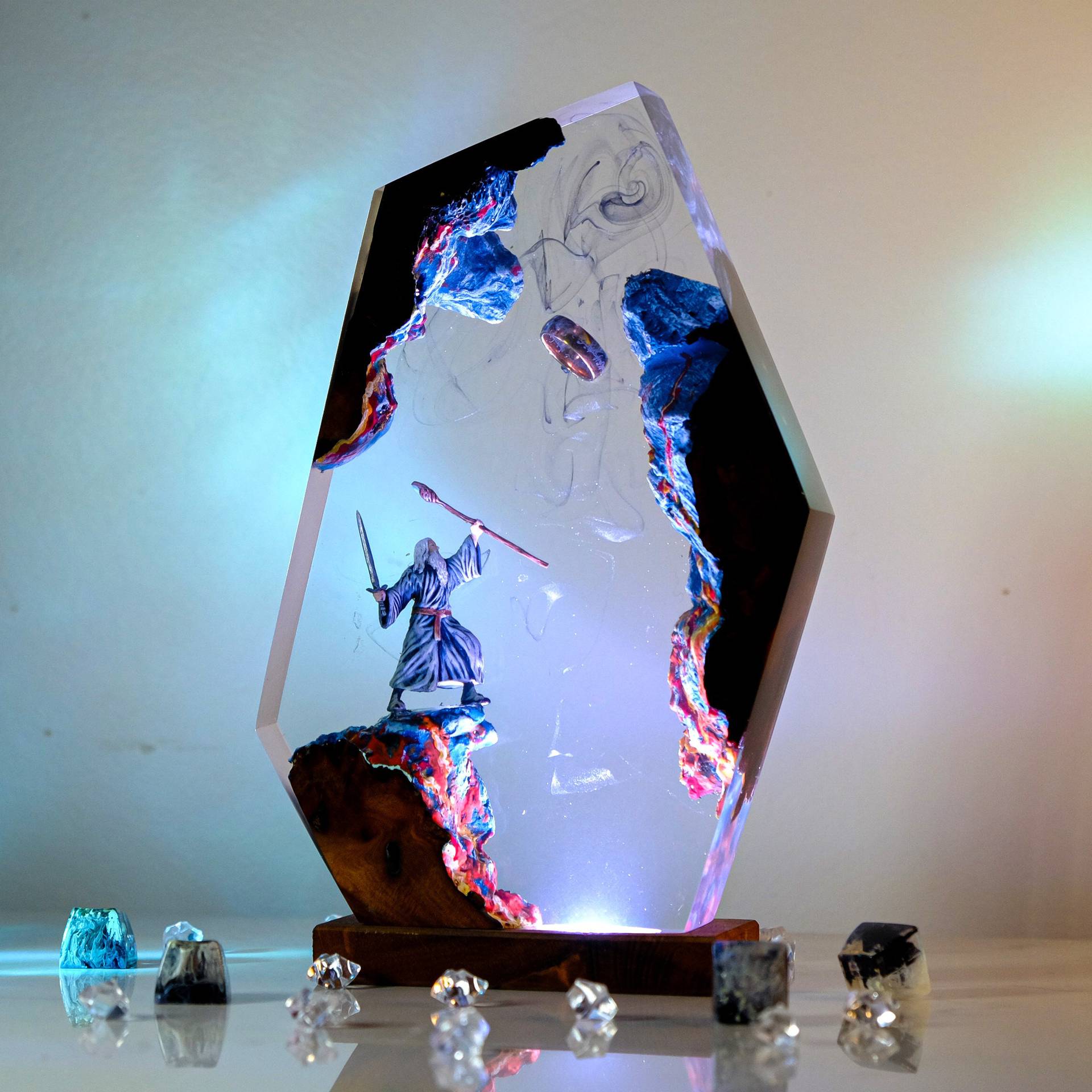 Figurka z sceny filmowej, stol – Desk Setup Light recenzja i cena