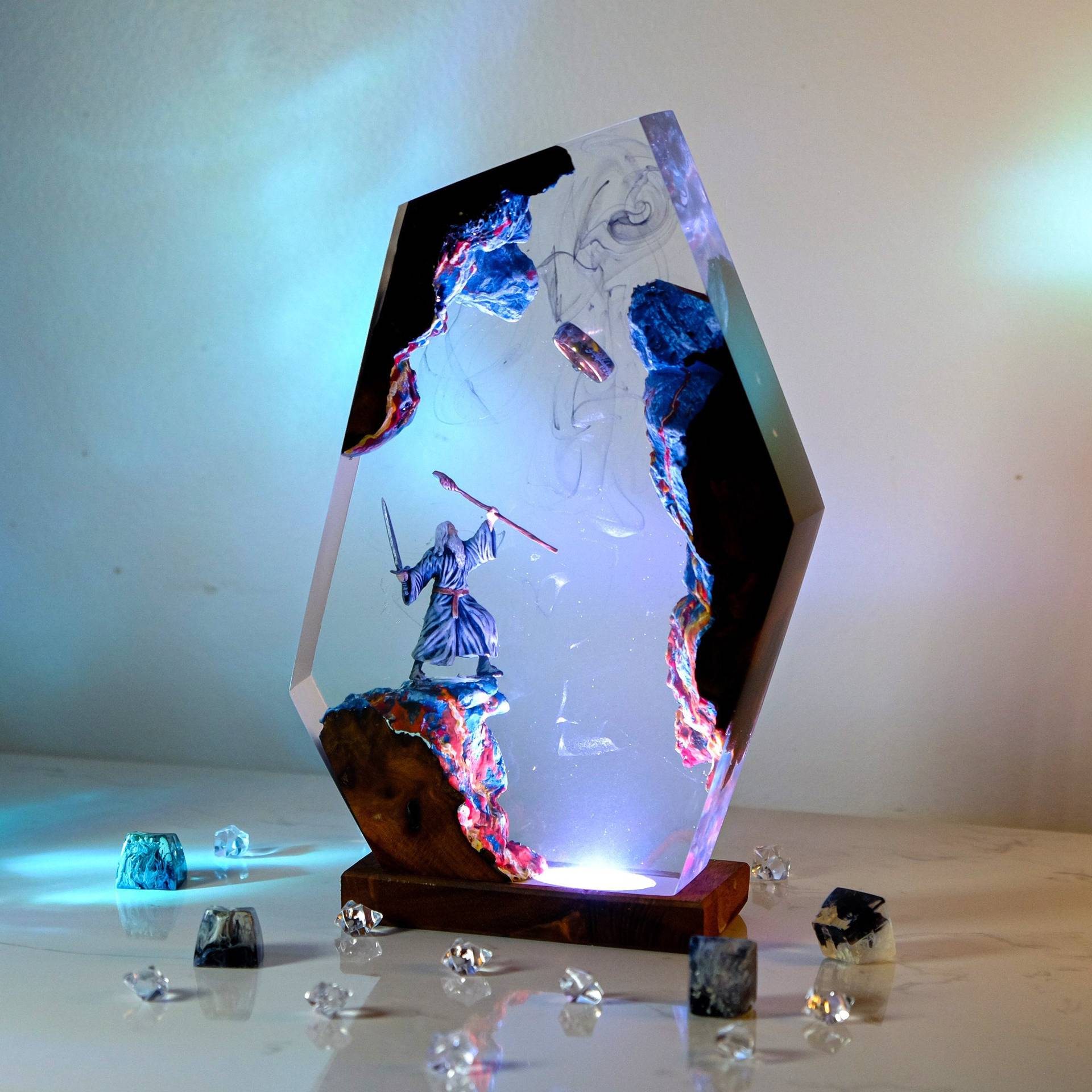 Figurka z sceny filmowej, stol – Desk Setup Light recenzja i cena