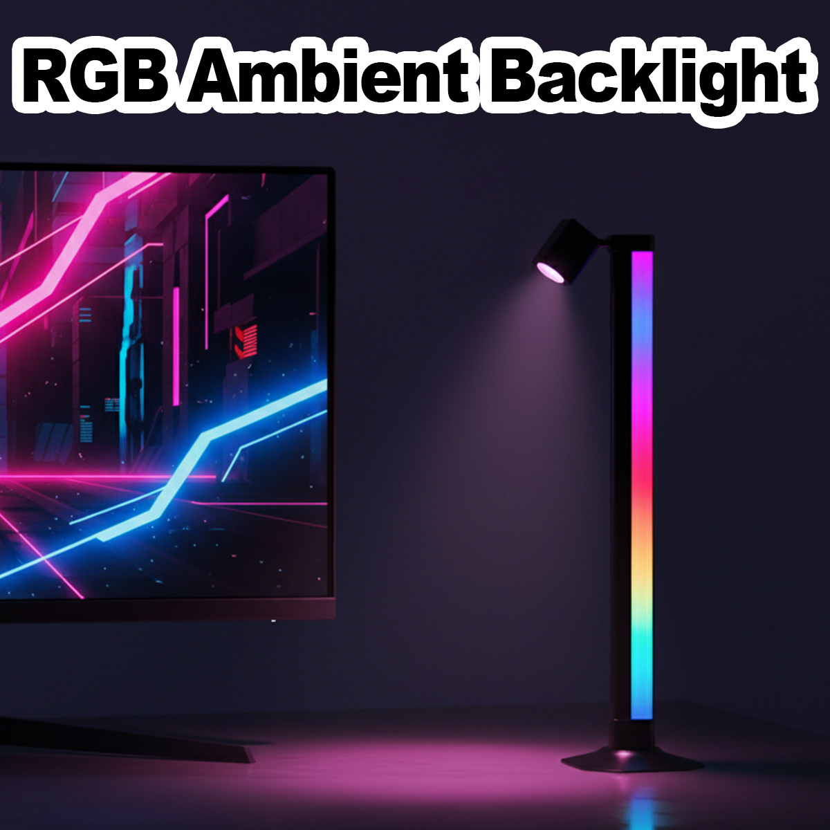 Inteligentna listwa świetlna L – Desk Setup Black recenzja i cena